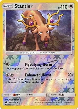 Lost Thunder Stantler #156/214 reverse holo